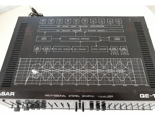 Equalizador Quasar Qe-10.000 Bom Estado Funcionando