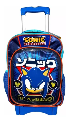 Mochila Sonic 3d Tamaño Primaria Ruedas