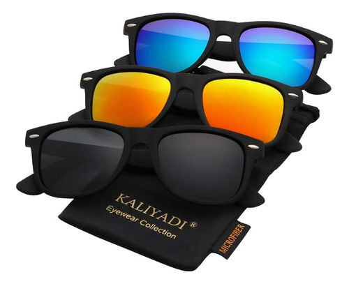 3 Gafas De Sol Polarizadas Clásicas Protección Uv400 B