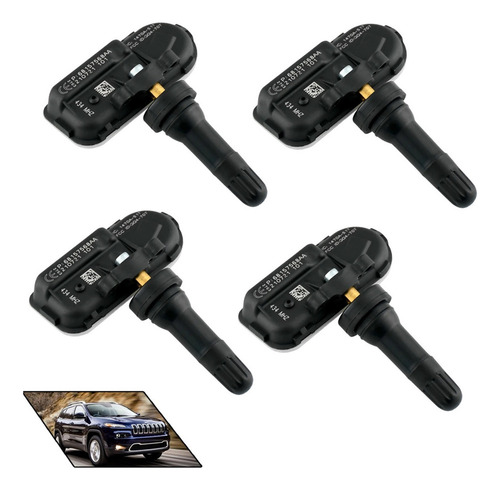 4 Sensor Presion Llanta Tpms For Jeep Cherokee 2013-2015