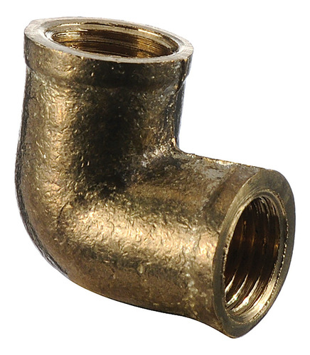 Codo Conexion De Bronce 1/4 Hembra A 1/4 Hembra Para Agua