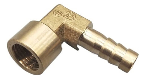 Pieza Laton Para Manguera Codo Ajuste Pua Mm  Bsp Conector