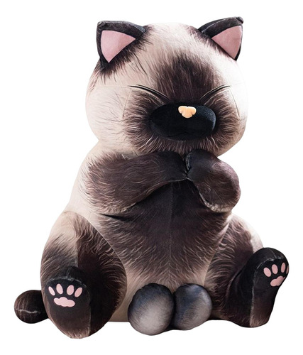 Simulación De Gatos Siameses, Muñeco De Gato De 40cm