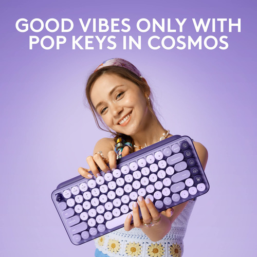 Teclado Inalámbrico Logitech Pop Keys Mechanical Con Emoji
