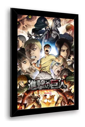 Quadro Shingeki no kyojin Temporada 2