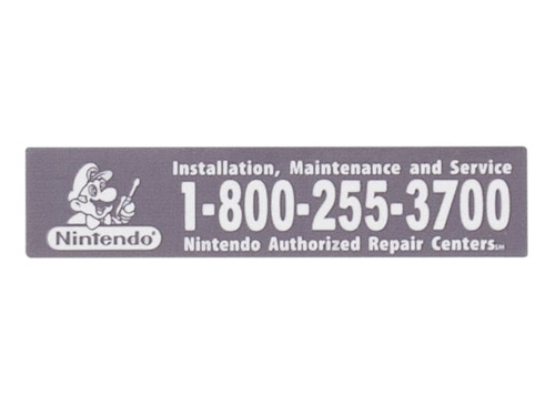 Sticker Servicio Técnico Para Nintendo 64