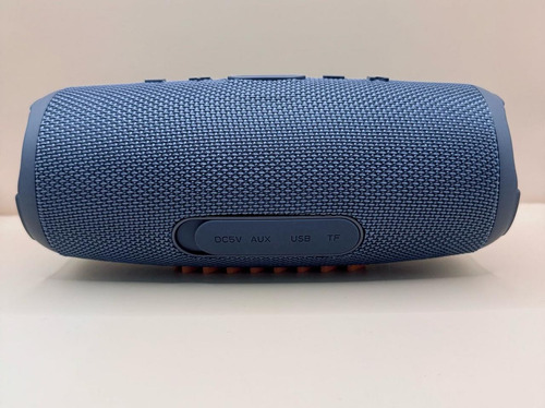 Bocina Charge 5 Genérica Portátil Bluetooth Azul Acero