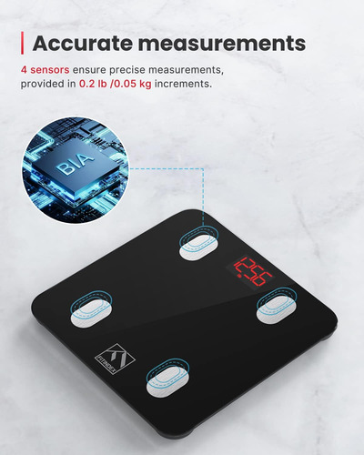 Báscula De Baño Digital Fitindex Precise Body Composition