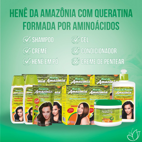 Kit 01 Sh. Amazônia 350ml+ 01cond.amazônia 350ml+01 Masc.500