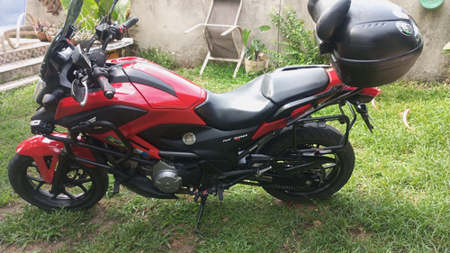 Honda Nc 700x 2013 Com Abs . Com:protetor De Moto Carenagem