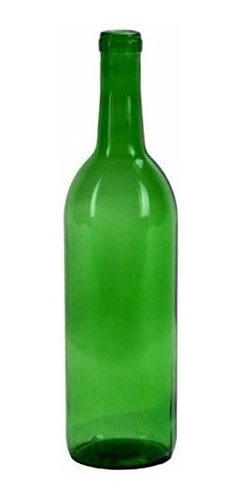 750 Botellas Ml Verde Esmeralda Claret / Burdeos, 12 Por Cas