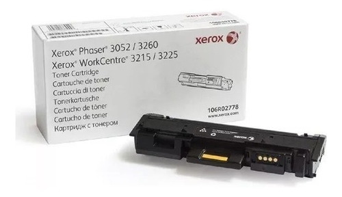 Cartucho Toner 3k Phaser 3052 3260 Wc3215/3225 - Xerox 