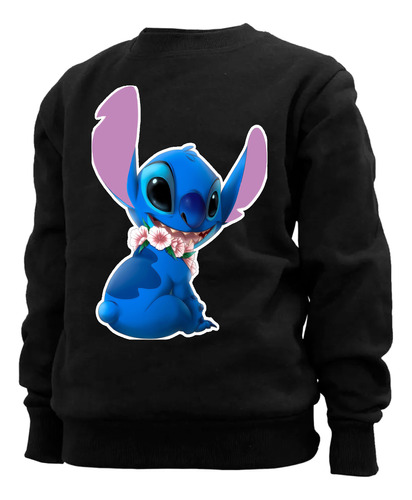 Buzo Felpa Adulto Stitch En 4 Diseños  Excelente Calidad 