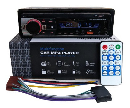 Reprodroductor Carro Usb Pendrive Radio Bluetooth Mp3 Aux 