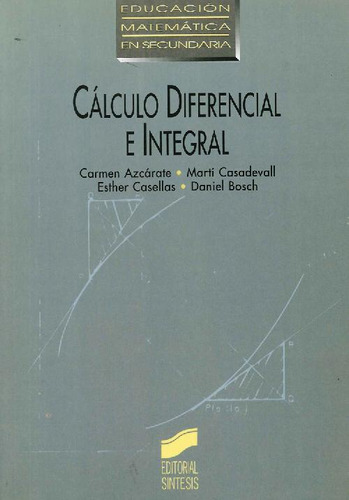 Libro Cálculo Diferencial E Integral De Carmen Azcárate, Mar