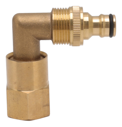 Adaptador De Codo De Manguera De Jardín De Latón De 90 Grado
