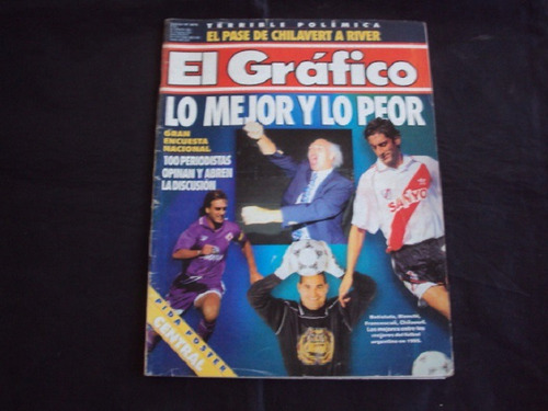 Revista El Grafico # 3978 - Los Mejores Del Futbol 1995