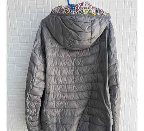 Campera Uniqlo Gris Moma Hombre Talle M