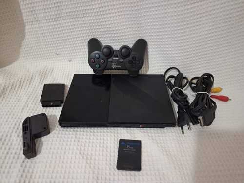 Playstation 2 Slim Scph 90006 Leitor Novo Com Garantia E Matrix Original Roda Play 1