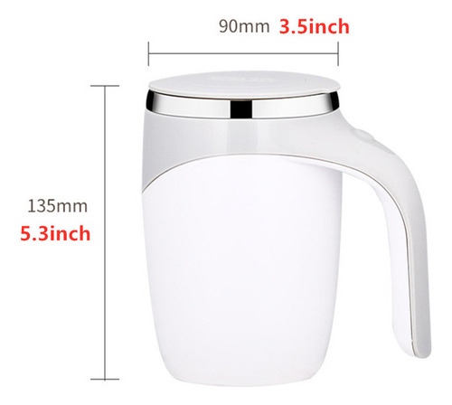 Kl Taza De Café Inteligente Con Agitación Automática, Sin