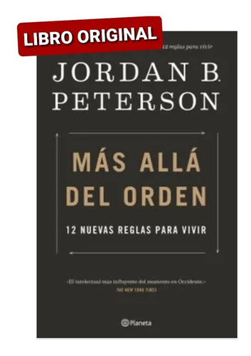 Libro Más Allá Del Orden Jordan Peterson.( Original )