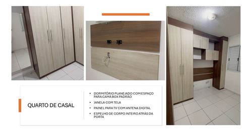 Apartamento 2 Dorms. 46mt² Mobiliado 1 Vaga