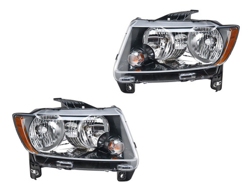 Par De Faros Depo Jeep Compass 2011 2012 2013 2014 2015