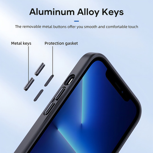 Capa Para iPhone 13 Guard Lens Protect Rock Space