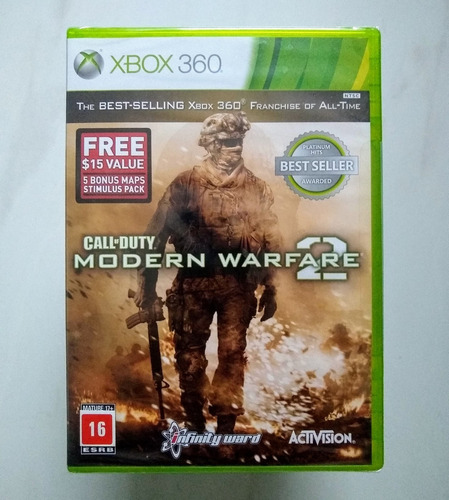 Call Of Duty Modern Warfare 2 Xbox 360 / One Novo Lacrado