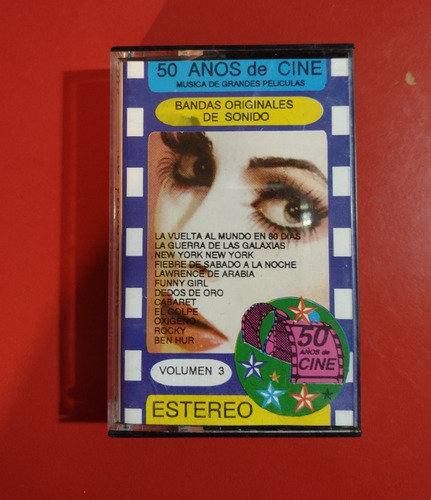 50 Años De Cine Vol 3 Bandas Originales De Sonido Cassette