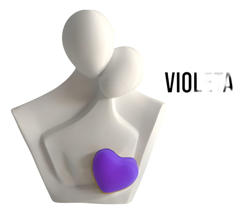 Día De Los Enamorados, San Valentín, Pareja Enamorados 12x9 Violeta