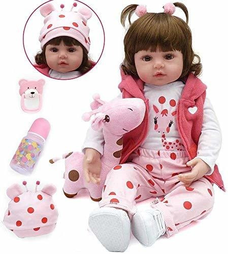 Pinky 24 Pulgadas 61cm Preciosa Muñeca Reborn Baby Girl Rebo