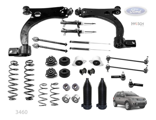 Kit Horquillas Amortiguadores Resorte Bieleta Ecosport 04-12