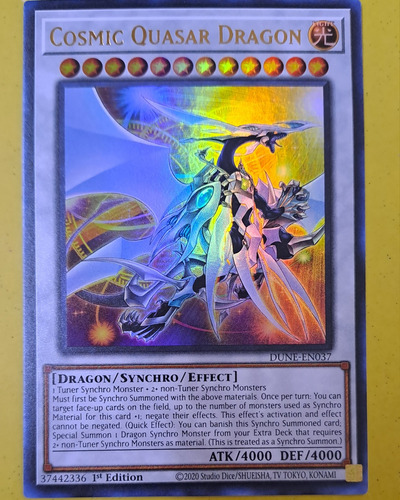 Cosmic Quasar Dragon Yugioh Duelist Nexus 