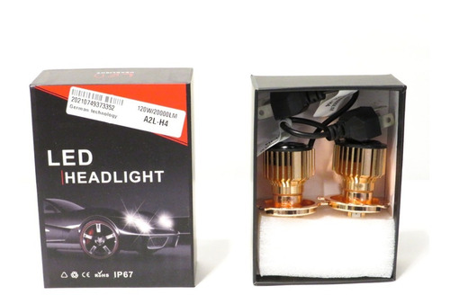 Imagen 10 de 10 de Kit Luces Led Auto H1 H4 H7 H11 H27 9005 9006 20000 Lms 120w