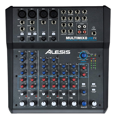 Multimix 8 Usb Fx | Mezclador De 8 Canales Interfaz De ...