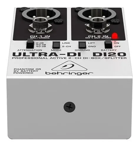 Behringer Ultra-di Di20 - Caja De Inyección Directa Profesio