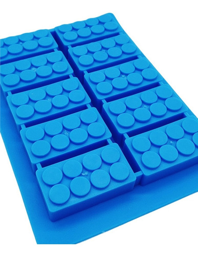Forma De Silicone Ice Blocks Bolos Doces Festas Gelo Blue