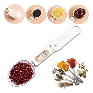 Cuchara Bascula Medidora Gramera Digital Lcd De Cocina 500g