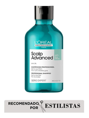 Shampoo Limpieza Profunda Cabello Graso Scalp Advanced 300ml L'Oréal Professionnel