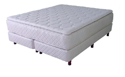 Sommier Colchón King Multiflex Alta Densidad Doble Pillow