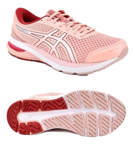 Zapatillas Asics Running Mujer Shogun 4 M Rosa-bco Cli