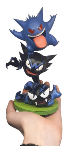 Evoluciones Gastly Haunter Y Gengar - 20cm!. Impresion 3d