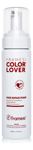 Framesi Color Lover - Espuma Reparadora Del Cabello, 6.8 Onz