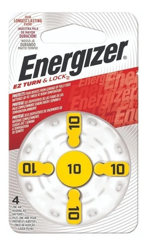 Batería Energizer Az 10 -pack X 4 Pilas -928946