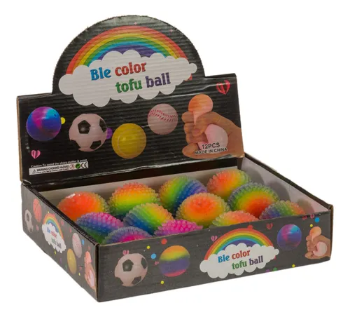 Squishy Ball Multicolor X12