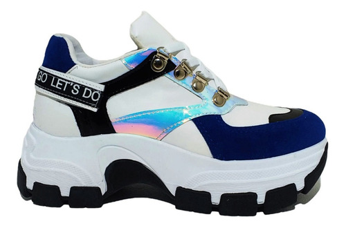 Imagen 3 de 5 de Zapatillas Damon Blanco/azul