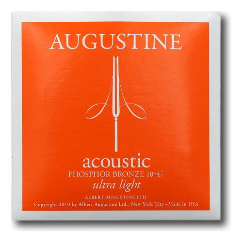 Cuerdas Guitarra Acústica Augustine Phosphor Bronze 10/47