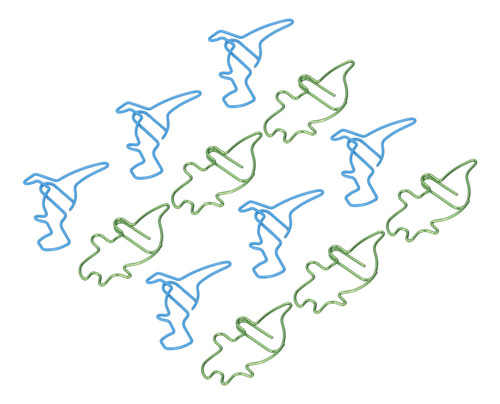 100 Clips De Papel Con Forma De Hipopótamo Y Dinosaurio, De