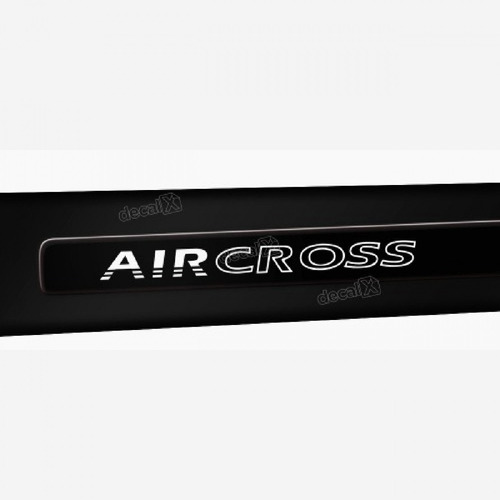 Kit Friso Adesivo Lateral Resinado Citroen Aircross Em Preto